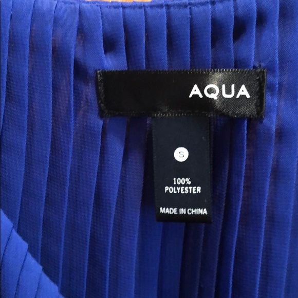 Aqua spaghetti strap blouse - Picture 2 of 3